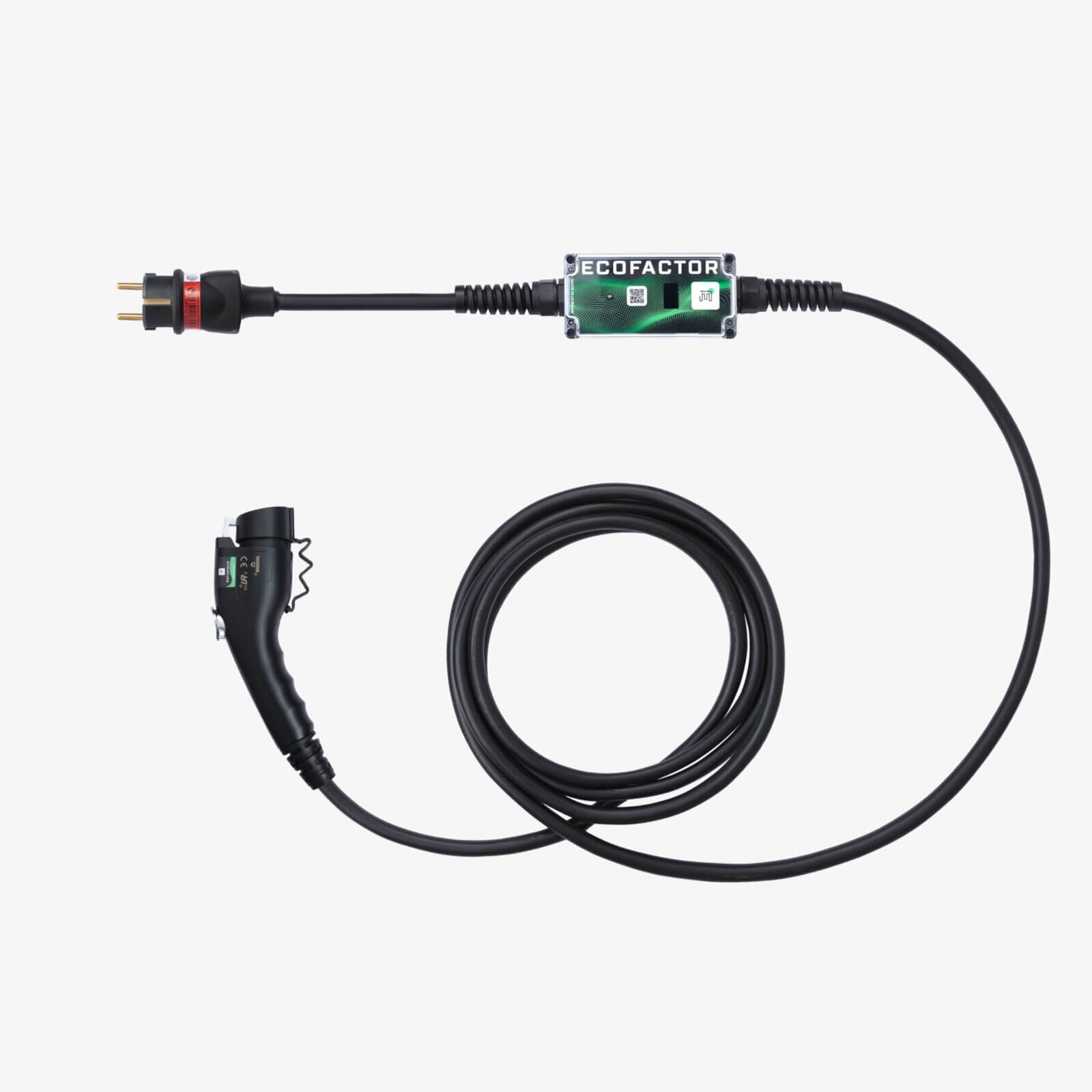 ECOFACTOR Type 1 16A (3.5 kW) charging station for electric vehicles