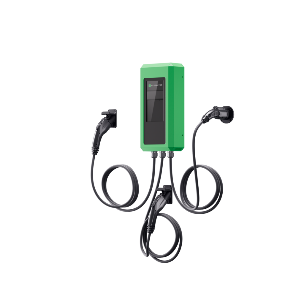 Зарядна станція ECO Wall (2 × Type 1, GB/T)
